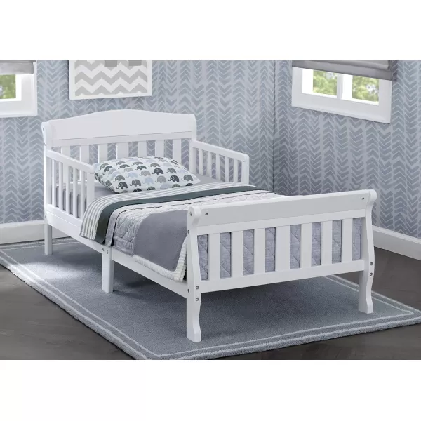 Canton Toddler Bed, White