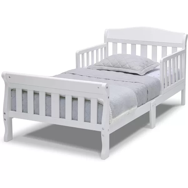 Canton Toddler Bed, White