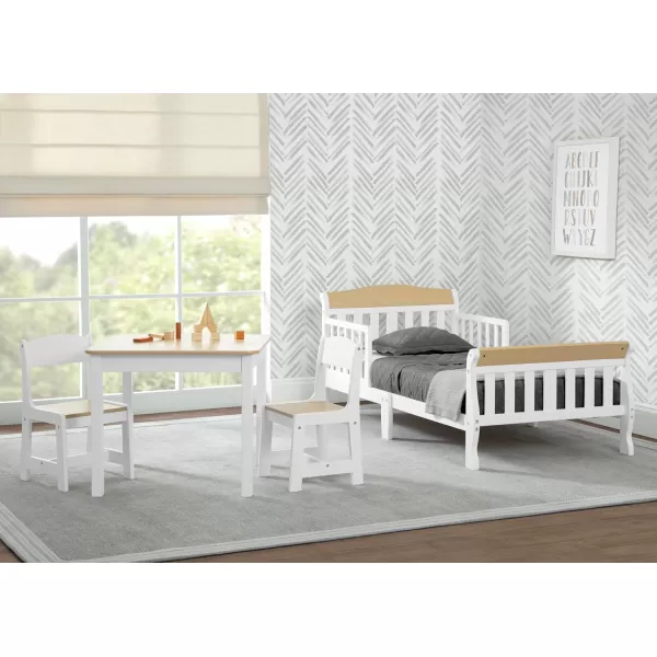 Canton Toddler Bed, White