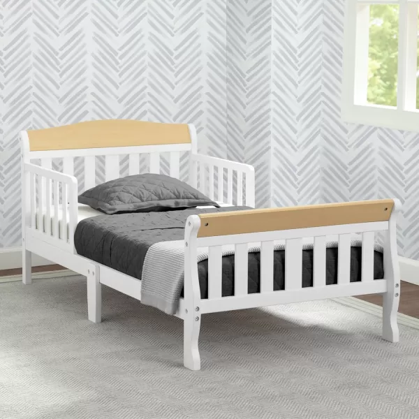 Canton Toddler Bed, White