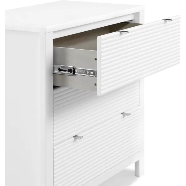 Delta Children Cassie 3 Drawer Dresser with Changing Top and Interlocking Drawers, Midnight Grey