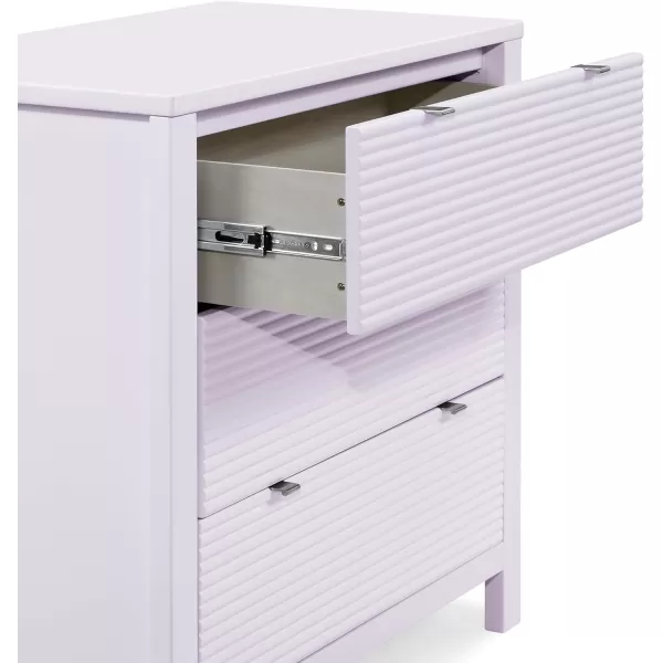 Delta Children Cassie 3 Drawer Dresser with Changing Top and Interlocking Drawers, Midnight Grey