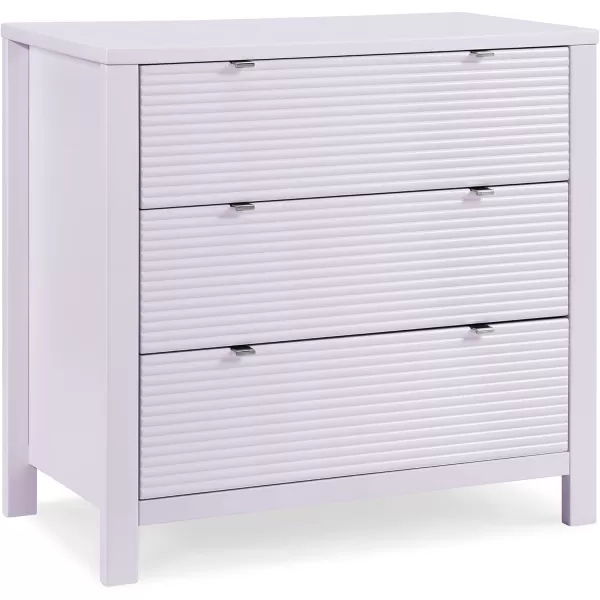 Delta Children Cassie 3 Drawer Dresser with Changing Top and Interlocking Drawers, Midnight Grey