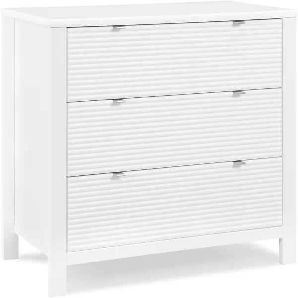Delta Children Cassie 3 Drawer Dresser with Changing Top and Interlocking Drawers, Midnight Grey