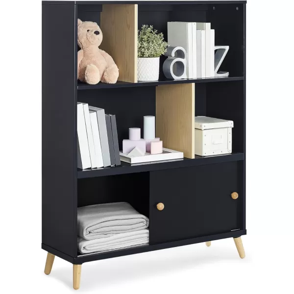 Delta Children Essex Bookcase - Greenguard Gold Certified, Bianca White/Natural