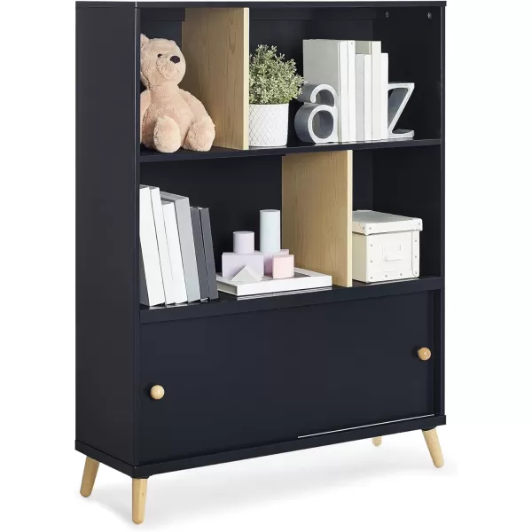 Delta Children Essex Bookcase - Greenguard Gold Certified, Bianca White/Natural