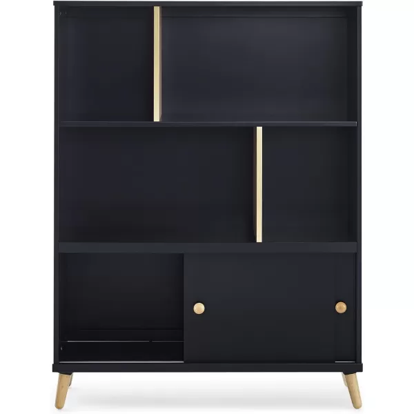 Delta Children Essex Bookcase - Greenguard Gold Certified, Bianca White/Natural