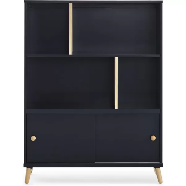 Delta Children Essex Bookcase - Greenguard Gold Certified, Bianca White/Natural
