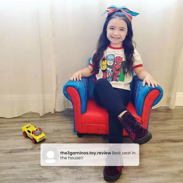 Delta Children Figural Upholstered Chair, Marvel Spider-Man 