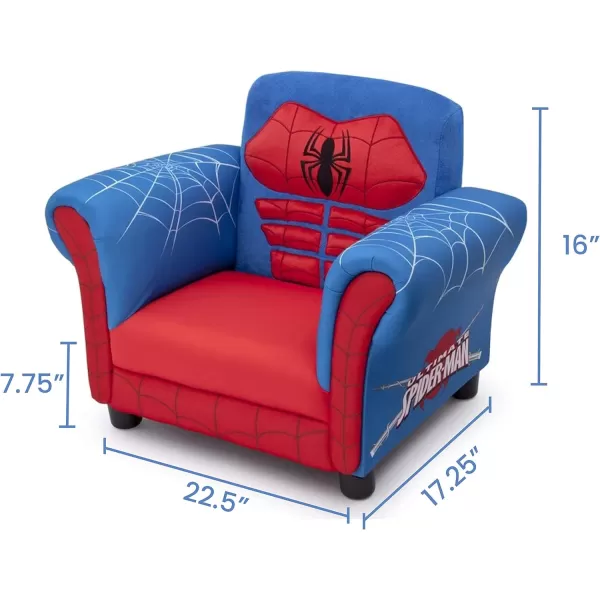Delta Children Figural Upholstered Chair, Marvel Spider-Man 