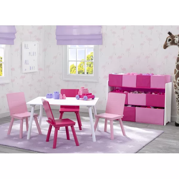 Delta Children Kids Table and Chair Set , Natural/Primary