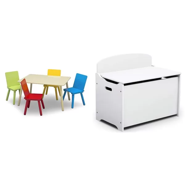 Delta Children Kids Table and Chair Set , Natural/Primary