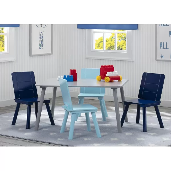 Delta Children Kids Table and Chair Set , Natural/Primary