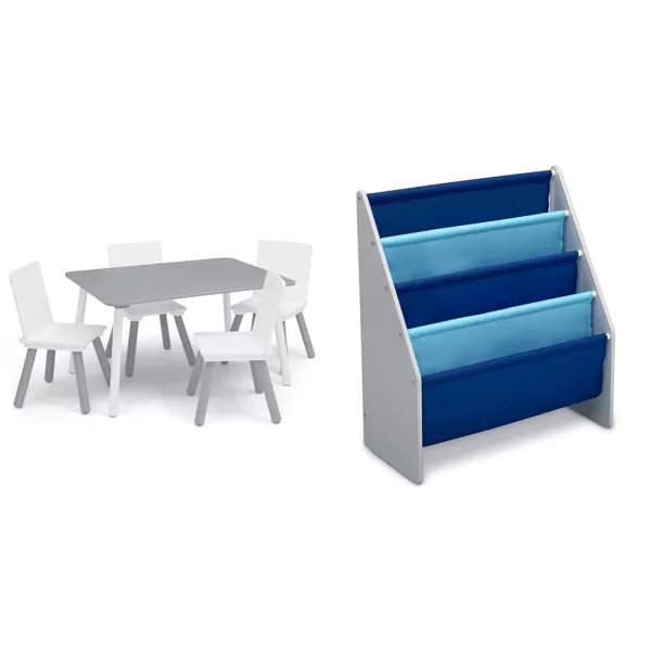 Delta Children Kids Table and Chair Set , Natural/Primary