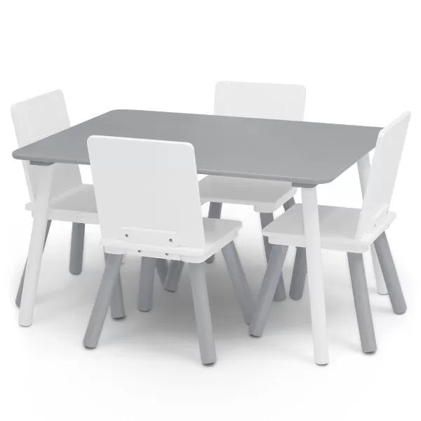 Delta Children Kids Table and Chair Set , Natural/Primary