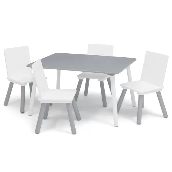 Delta Children Kids Table and Chair Set , Natural/Primary