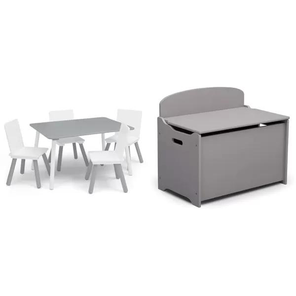 Delta Children Kids Table and Chair Set , Natural/Primary