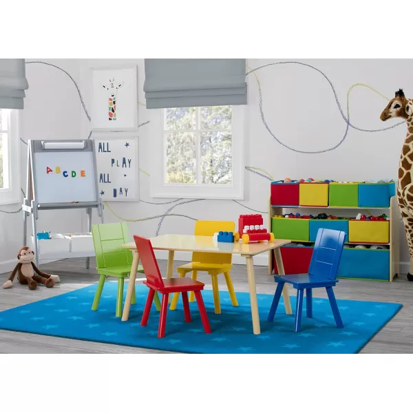 Delta Children Kids Table and Chair Set , Natural/Primary