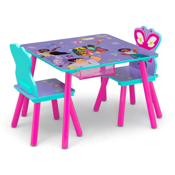 Delta Children Kids Table and Chair Set with Storage  - Ideal for Arts &amp; Crafts, Snack Time, Homeschooling, Homework &amp; More, Peppa Pig