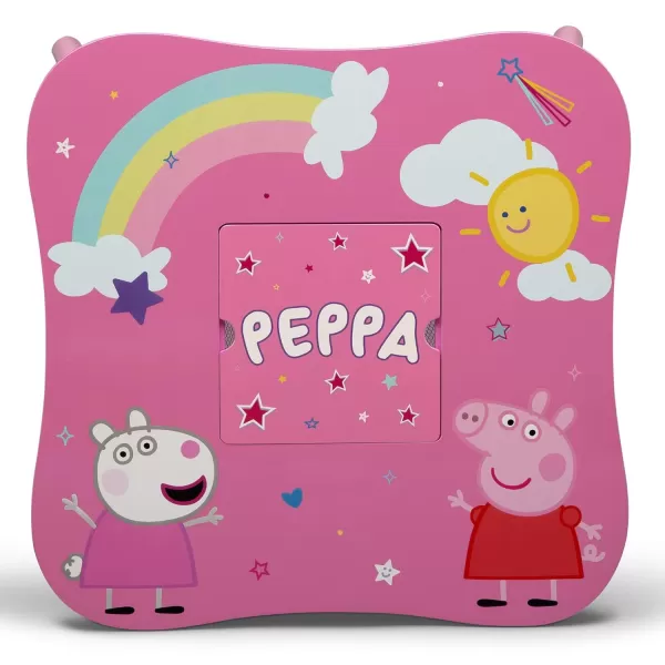 Delta Children Kids Table and Chair Set with Storage  - Ideal for Arts &amp; Crafts, Snack Time, Homeschooling, Homework &amp; More, Peppa Pig