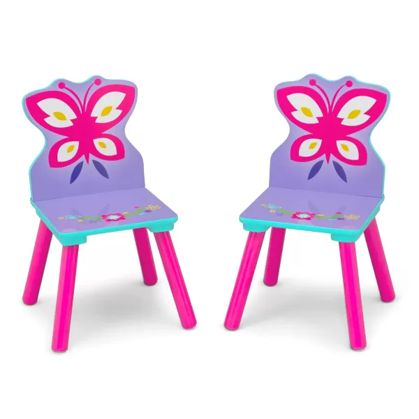 Delta Children Kids Table and Chair Set with Storage  - Ideal for Arts &amp; Crafts, Snack Time, Homeschooling, Homework &amp; More, Peppa Pig