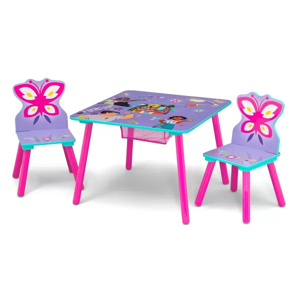 Delta Children Kids Table and Chair Set with Storage  - Ideal for Arts &amp; Crafts, Snack Time, Homeschooling, Homework &amp; More, Peppa Pig