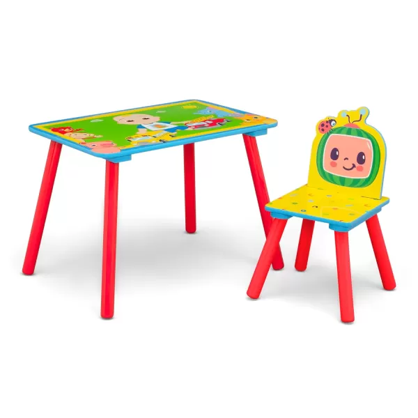 Delta Children - Marvel Spidey and His Amazing Friends 3-Piece Toddler Playroom Set – Includes Table, Chair and Toy Box, Blue/Red