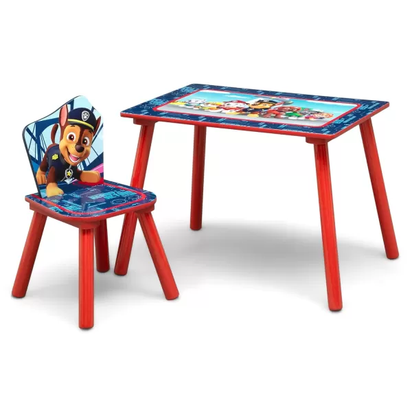 Delta Children - Marvel Spidey and His Amazing Friends 3-Piece Toddler Playroom Set – Includes Table, Chair and Toy Box, Blue/Red