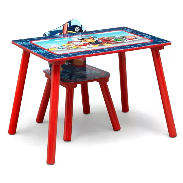 Delta Children - Marvel Spidey and His Amazing Friends 3-Piece Toddler Playroom Set – Includes Table, Chair and Toy Box, Blue/Red