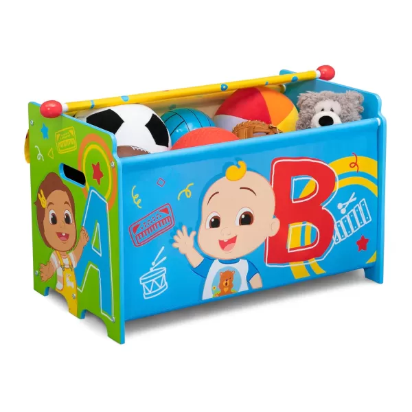 Delta Children - Marvel Spidey and His Amazing Friends 3-Piece Toddler Playroom Set – Includes Table, Chair and Toy Box, Blue/Red