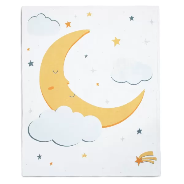 Delta Children Milestone Baby Blanket – Monthly Blanket for Pictures – Photo Blanket for Newborns, Space