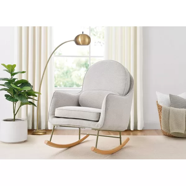 Delta Children Rocker Ella, Stone Grey