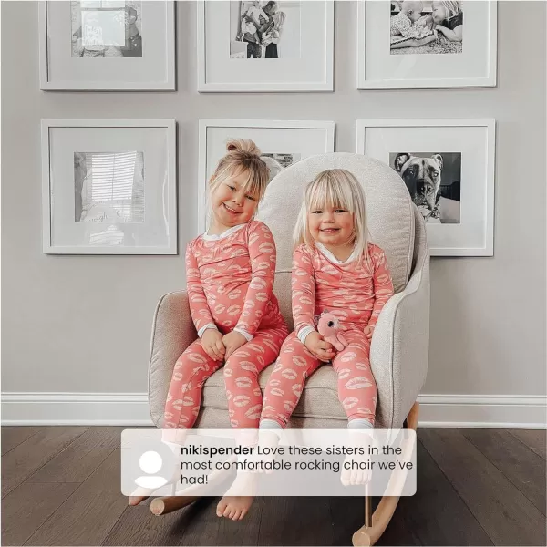 Delta Children Rocker Ella, Stone Grey