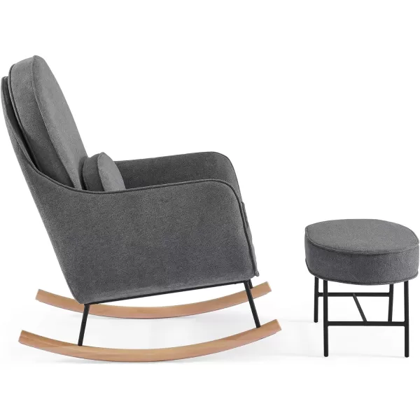 Delta Children Rocker Ella, Stone Grey
