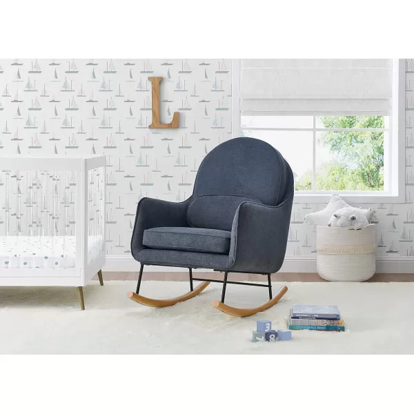 Delta Children Rocker Ella, Stone Grey