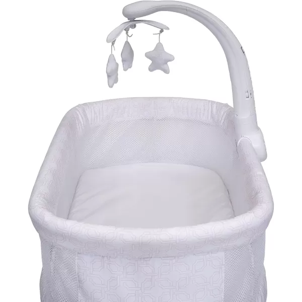 Delta Children SleepCool Rocking Bassinet with Airflow Mesh, Pink Fresco
