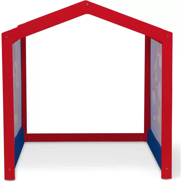 Disney Minnie Mouse Indoor Playhouse with Fabric Tent for Boys and Girls by Delta Children, Great Sleep or Play Area for Kids - Fits Toddler Bed - Greenguard Gold Certified