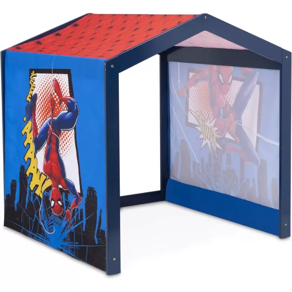 Disney Minnie Mouse Indoor Playhouse with Fabric Tent for Boys and Girls by Delta Children, Great Sleep or Play Area for Kids - Fits Toddler Bed - Greenguard Gold Certified