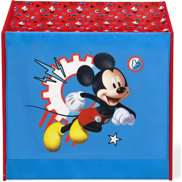 Disney Minnie Mouse Indoor Playhouse with Fabric Tent for Boys and Girls by Delta Children, Great Sleep or Play Area for Kids - Fits Toddler Bed - Greenguard Gold Certified