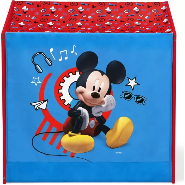 Disney Minnie Mouse Indoor Playhouse with Fabric Tent for Boys and Girls by Delta Children, Great Sleep or Play Area for Kids - Fits Toddler Bed - Greenguard Gold Certified