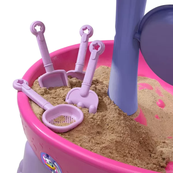 Disney Minnie Mouse Water Table by Delta Children | 3-Tier Water Play Table with 11-Piece Toy Set | Water Sensory Table + Summer Beach Toys for Outside Backyard for Toddlers Ages 2+, Pink