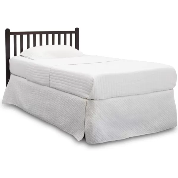 Emery Mini Convertible Baby Crib with 2.75-inch Mattress, Bianca White