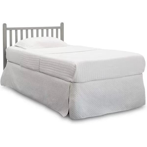 Emery Mini Convertible Baby Crib with 2.75-inch Mattress, Bianca White