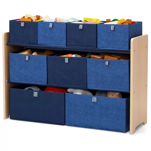 GAP GapKids Deluxe Toy Organizer - Greenguard Gold Certified, Blush/Natural