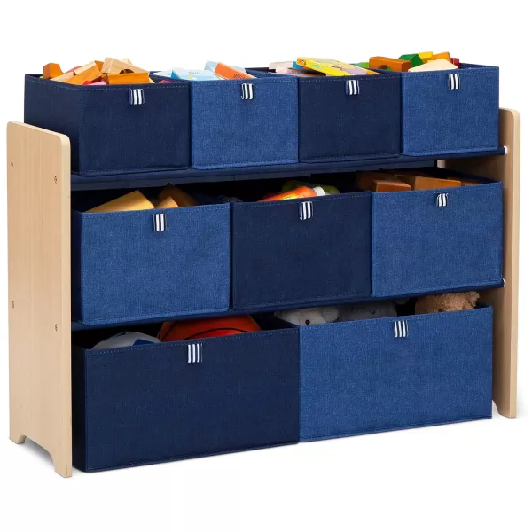 GAP GapKids Deluxe Toy Organizer - Greenguard Gold Certified, Blush/Natural