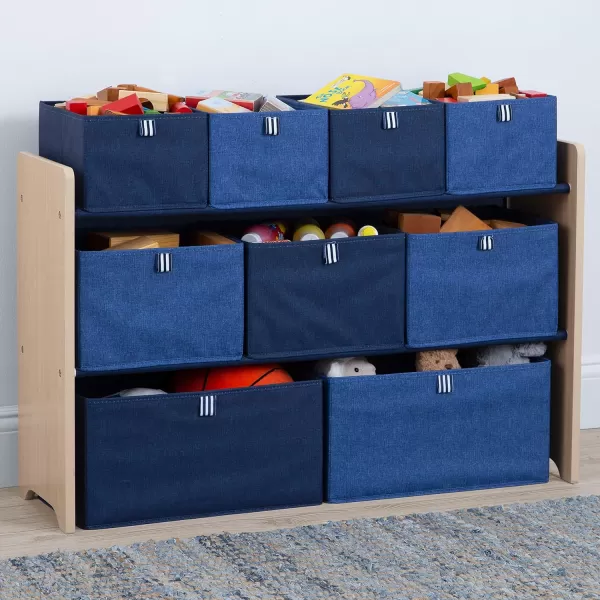 GAP GapKids Deluxe Toy Organizer - Greenguard Gold Certified, Blush/Natural