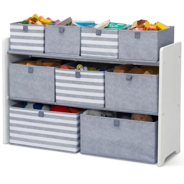 GAP GapKids Deluxe Toy Organizer - Greenguard Gold Certified, Blush/Natural