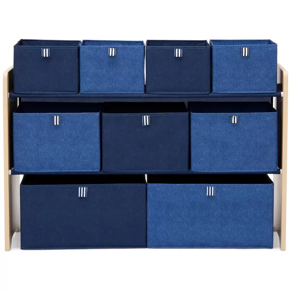 GAP GapKids Deluxe Toy Organizer - Greenguard Gold Certified, Blush/Natural