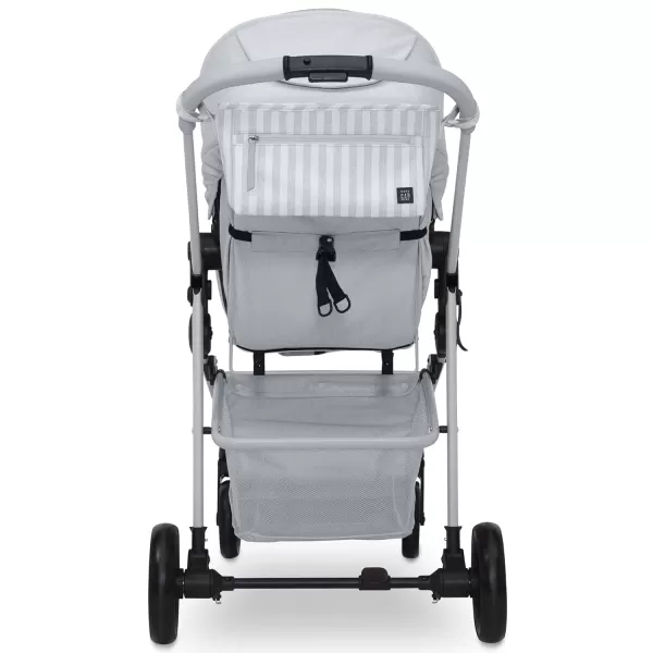 GAP babyGap 2-in-1 Carriage Stroller - Car Seat Compatible - Easy One-Handed Fold - Lightweight Stoller with Oversized Canopy &amp; Reclining Seat - Made with Sustainable Materials, Black Camo