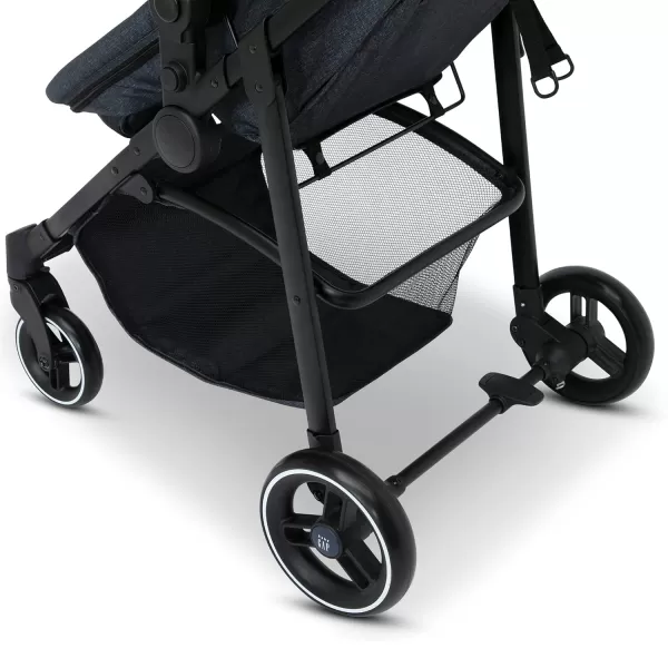 GAP babyGap 2-in-1 Carriage Stroller - Car Seat Compatible - Easy One-Handed Fold - Lightweight Stoller with Oversized Canopy &amp; Reclining Seat - Made with Sustainable Materials, Black Camo
